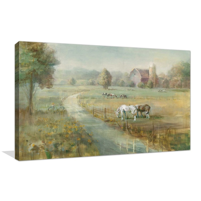 "Tranquil Farm" Print on Canvas