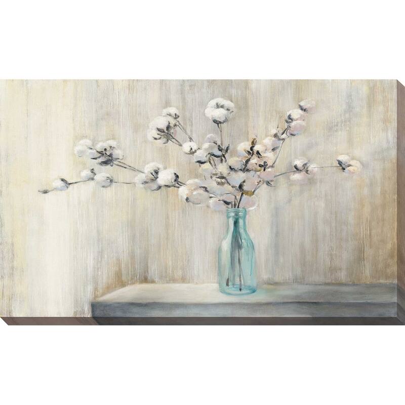 "Cotton Bouquet" by Julia Purinton Print on Canvas