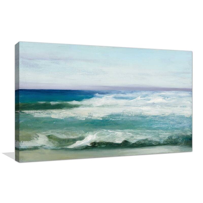 "Azure Ocean" by Julia Purinton Print on Canvas