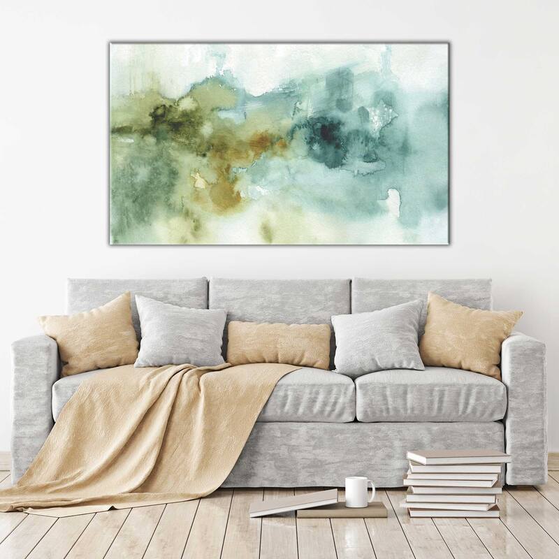 "My Greenhouse Abstract I no Gold" by Lisa Audit Print on Canvas