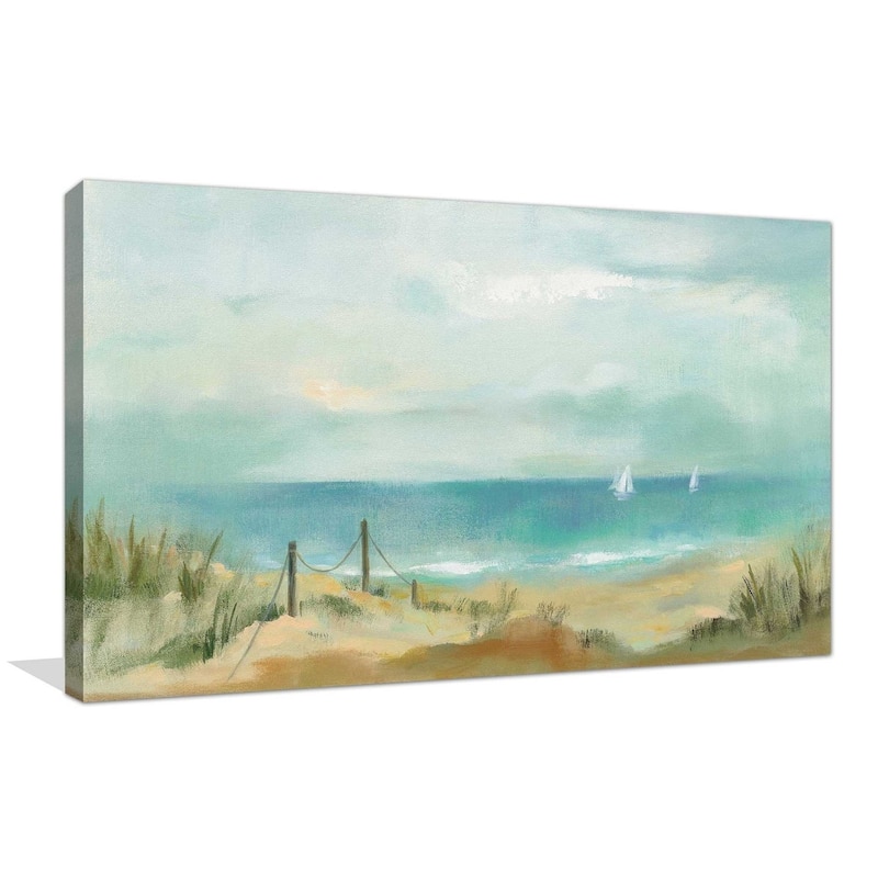"Serenity on the Beach" by Silvia Vassileva Print on Canvas