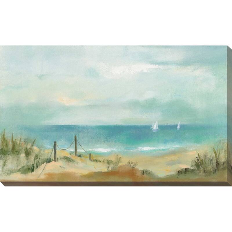 "Serenity on the Beach" by Silvia Vassileva Print on Canvas