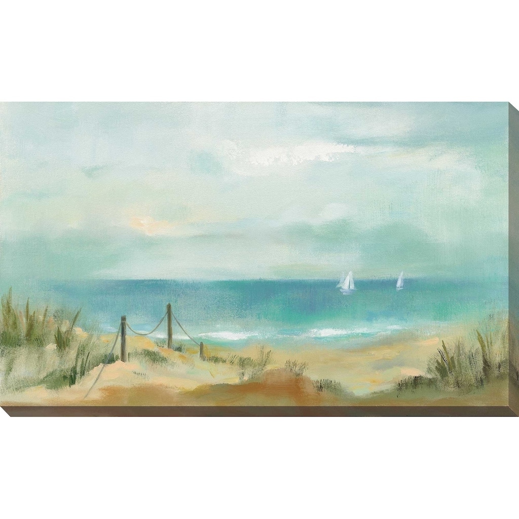 "Serenity on the Beach" by Silvia Vassileva Print on Canvas