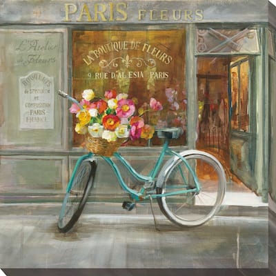 "French Flowershop" Print on Canvas