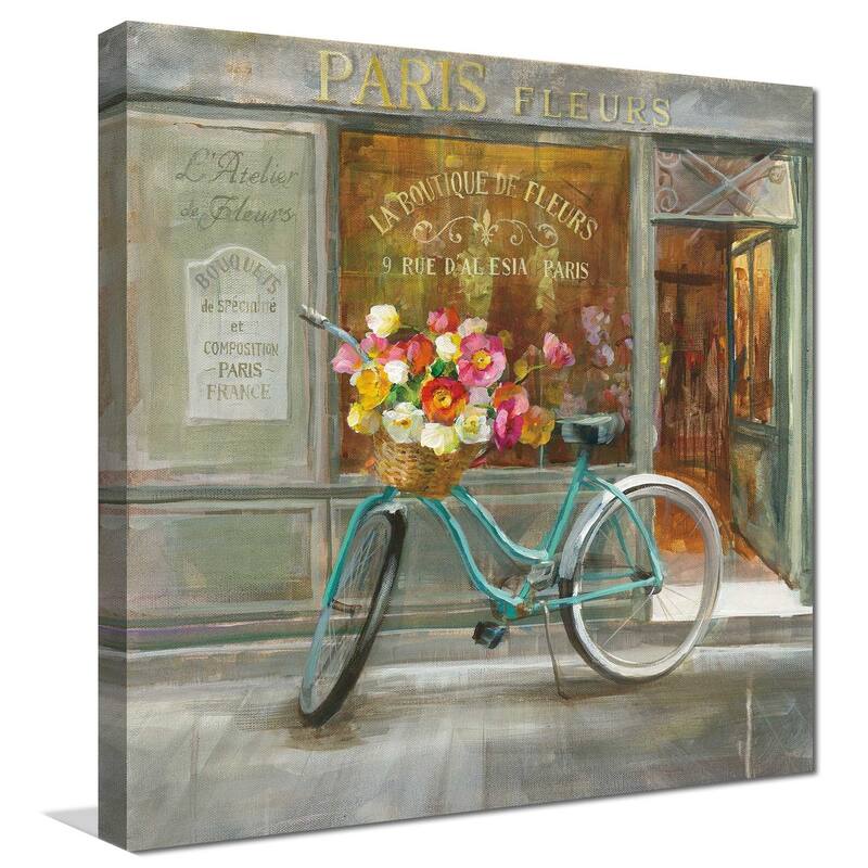 "French Flowershop" Print on Canvas