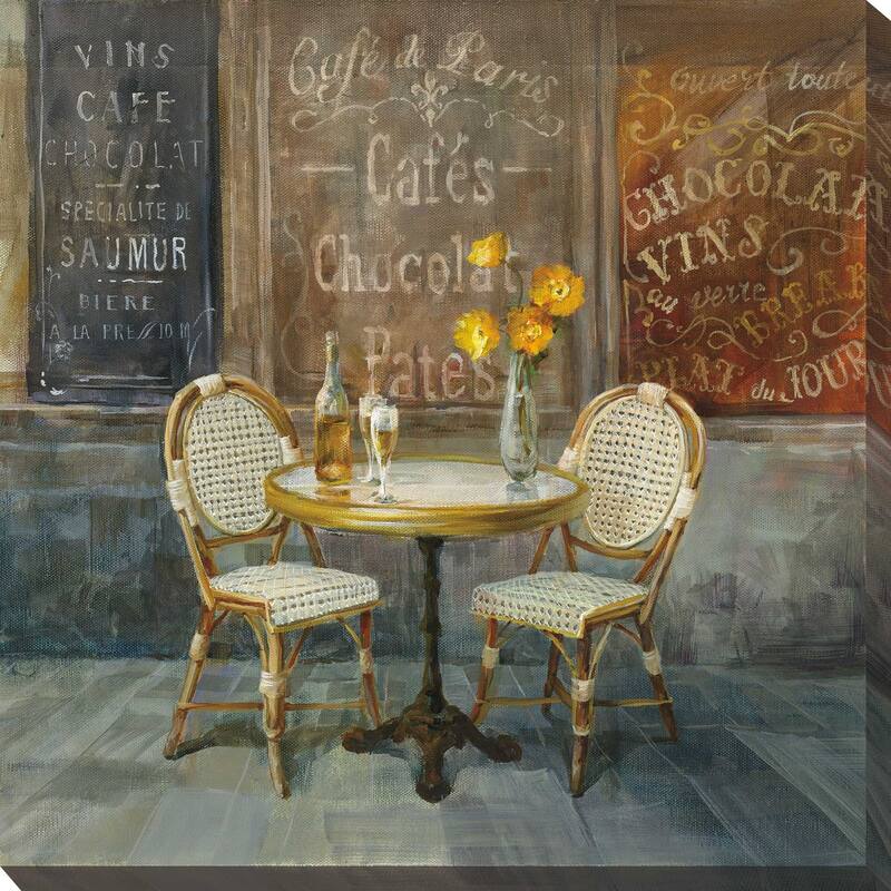 "French Cafe" Print on Canvas