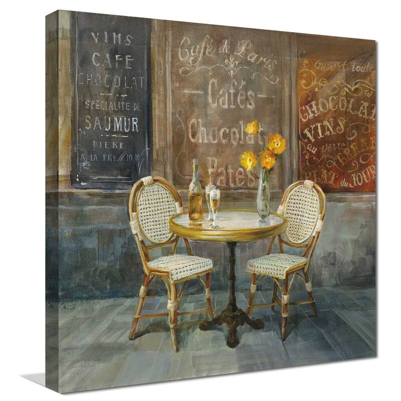 "French Cafe" Print on Canvas