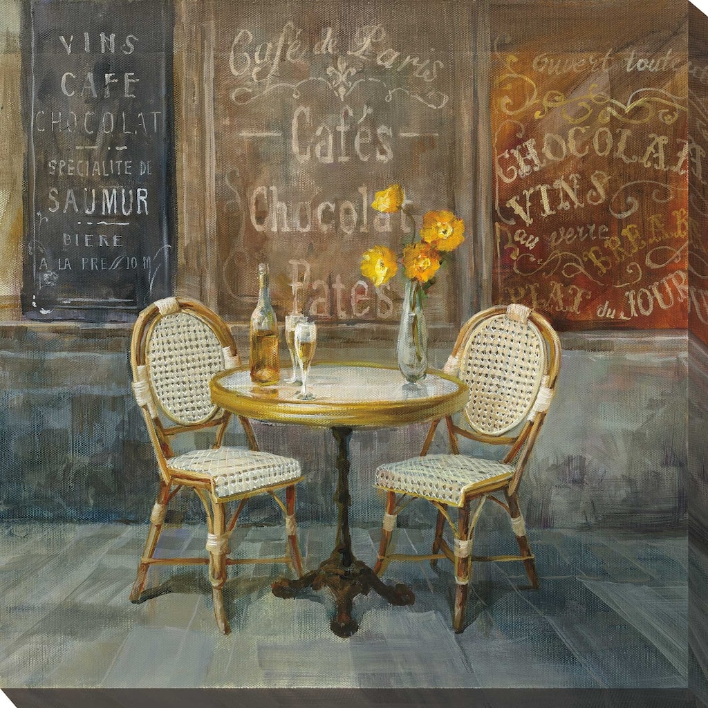 "French Cafe" Print on Canvas