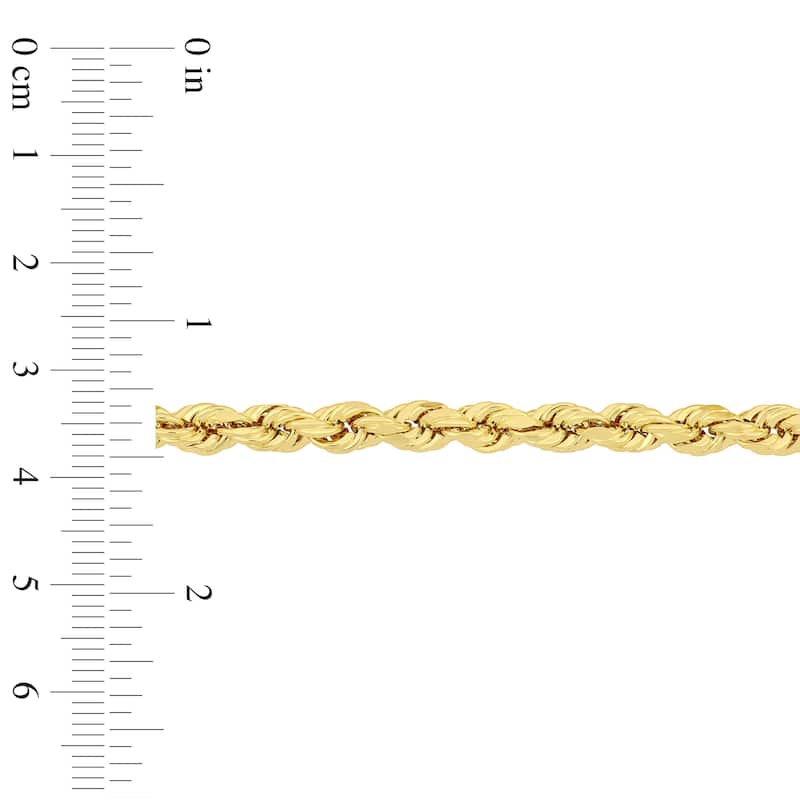 Miadora 10k Yellow Gold 20 Inch Rope Chain Necklace