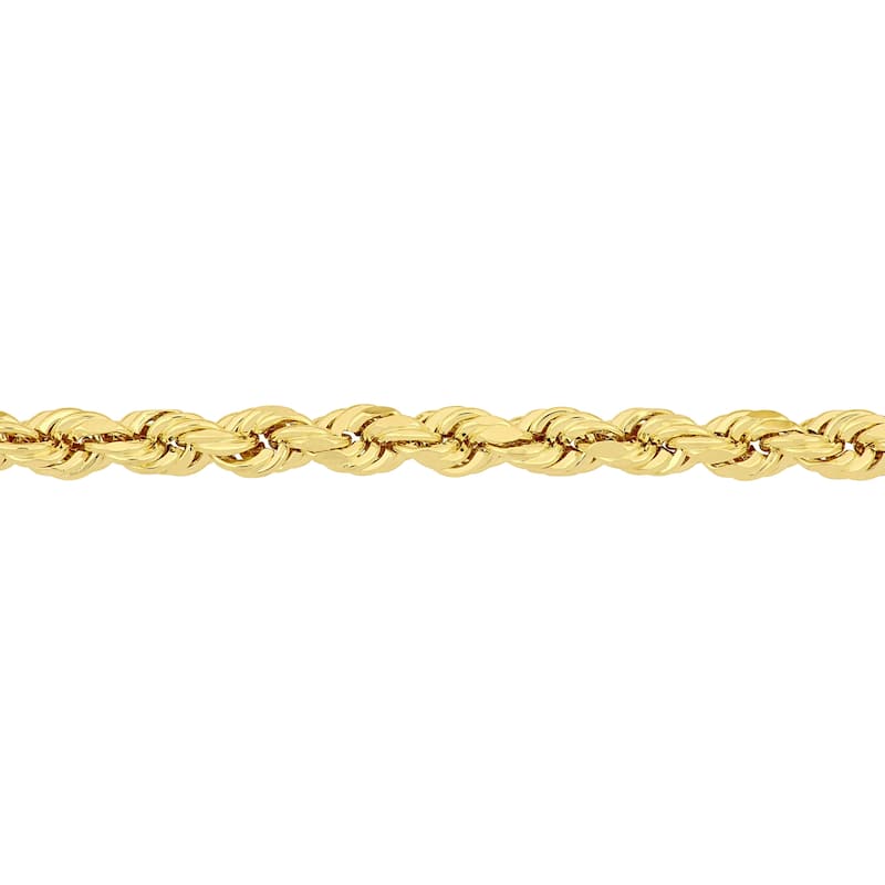 Miadora 14k Yellow Gold 22 Inch Rope Chain Necklace