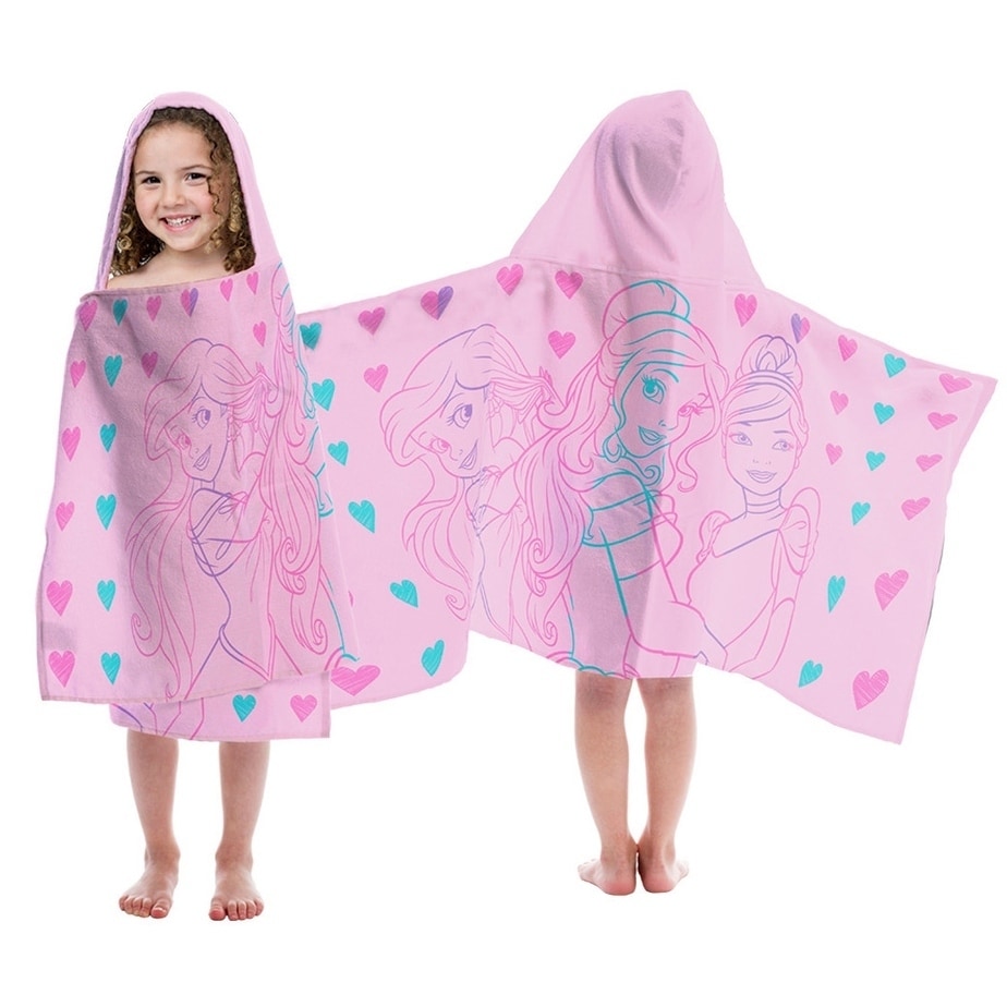 disney princess hooded bath towel