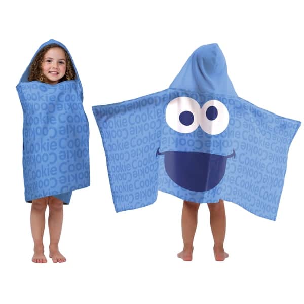 monster hooded towel
