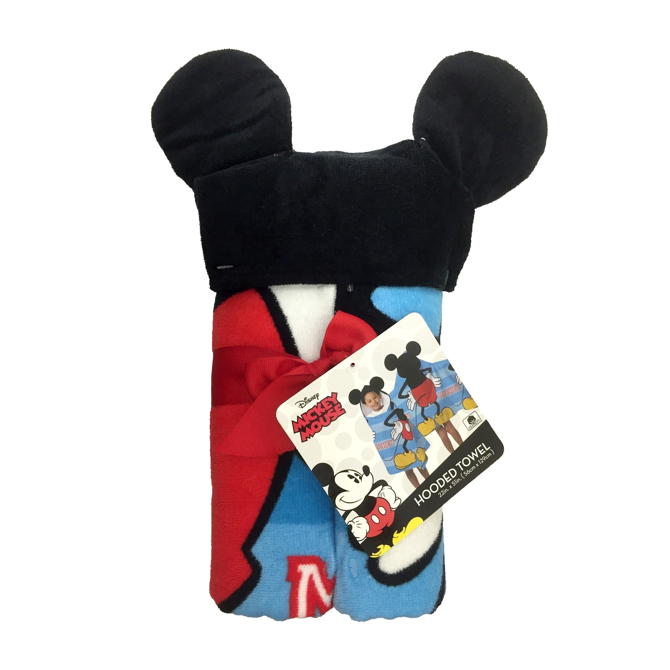 mickey hooded towel