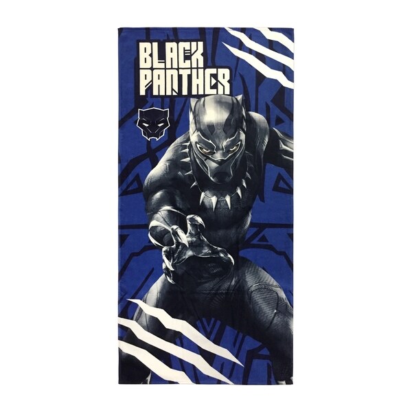 Shop Marvel Black Panther Beach Towel Free Shipping On