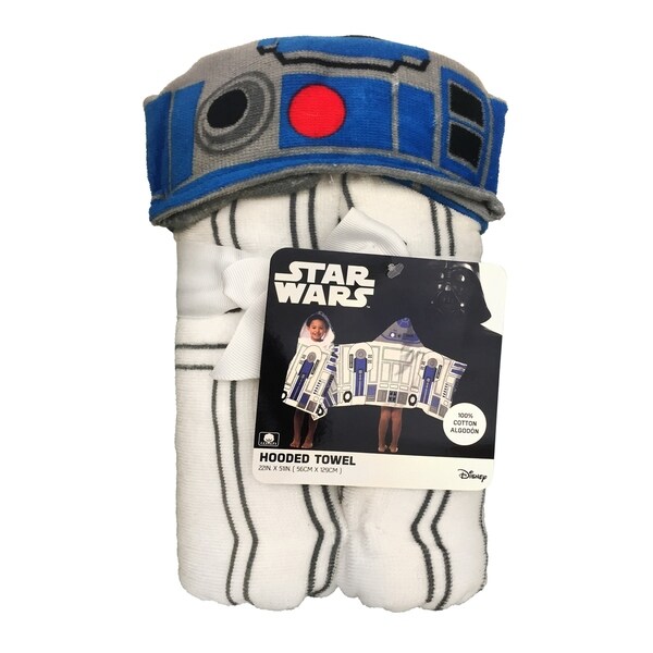 star wars hooded bath towel