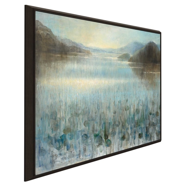 "Through the Mist I" Print on Canvas in Floating Frame