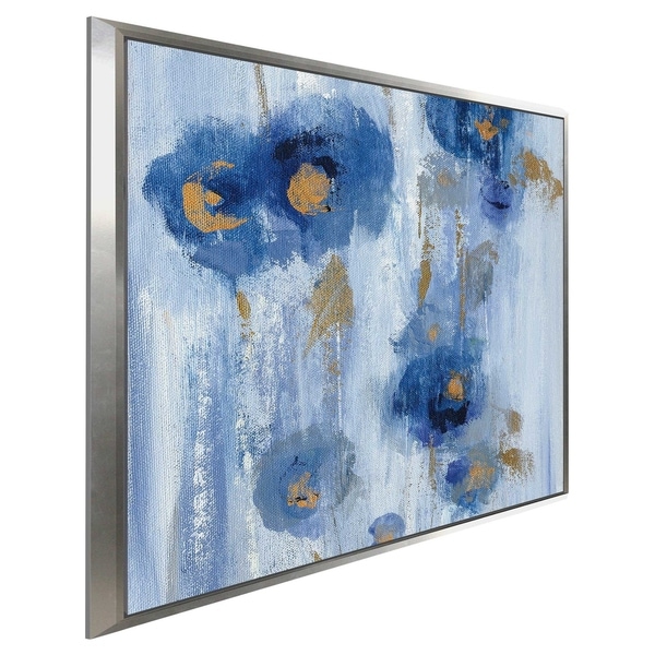 "Seaside Flowers IIB" by Silvia Vassileva Print on Canvas in Floating Frame