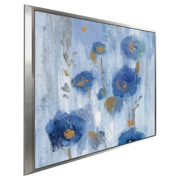 "Seaside Flowers IIA" by Silvia Vassileva Print on Canvas in Floating Frame