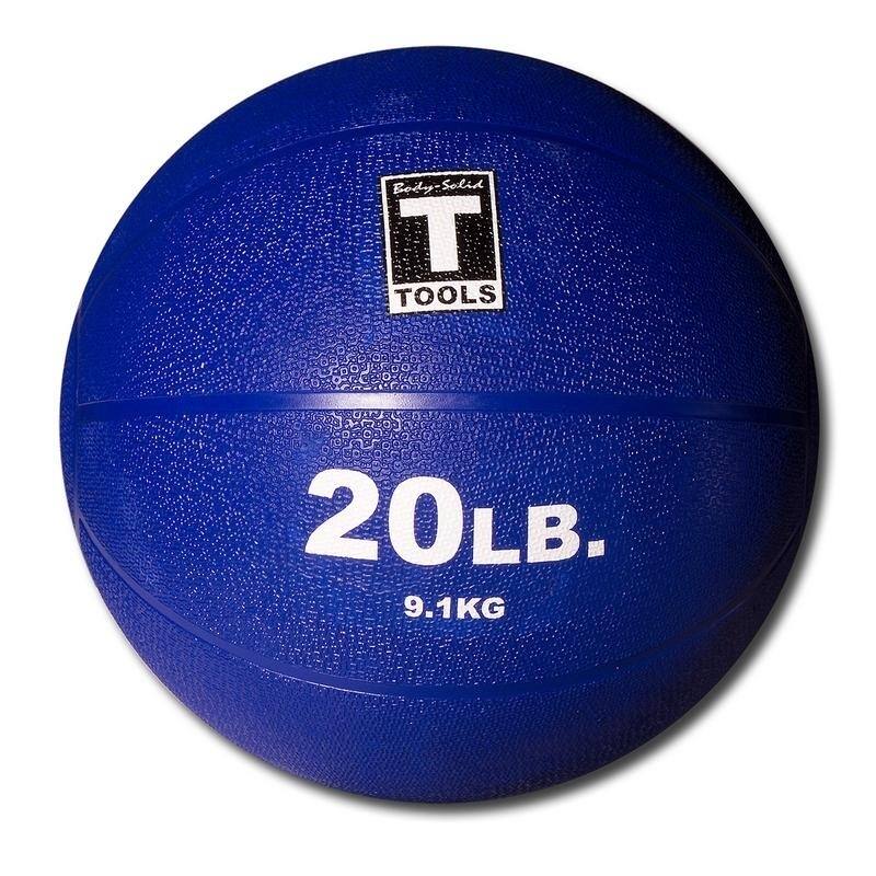 Body Solid Tools BSTMB20 20lb Medicine Ball - Dark Blue