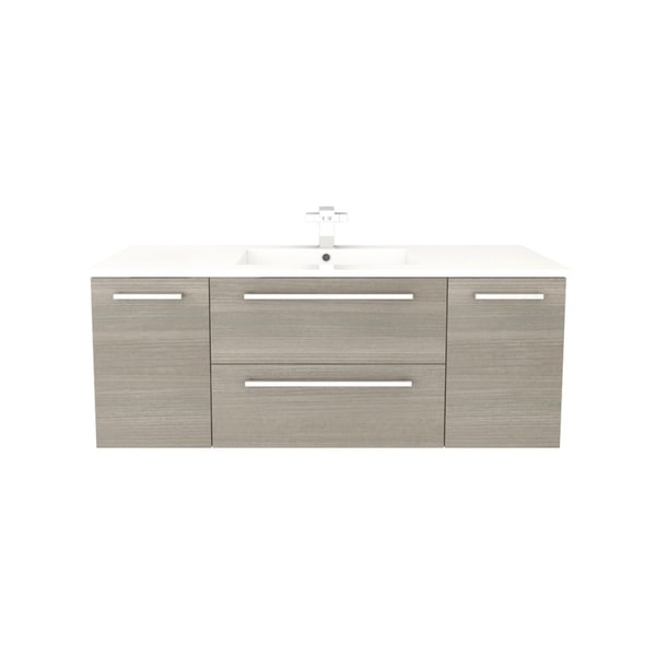 Cutler Kitchen Bath Silhouette Collection Aria Wood Finish Cutler Kitchen Bath Silhouette Collection Aria Wood Finish Wall Mount Bathroom Vanity With 2