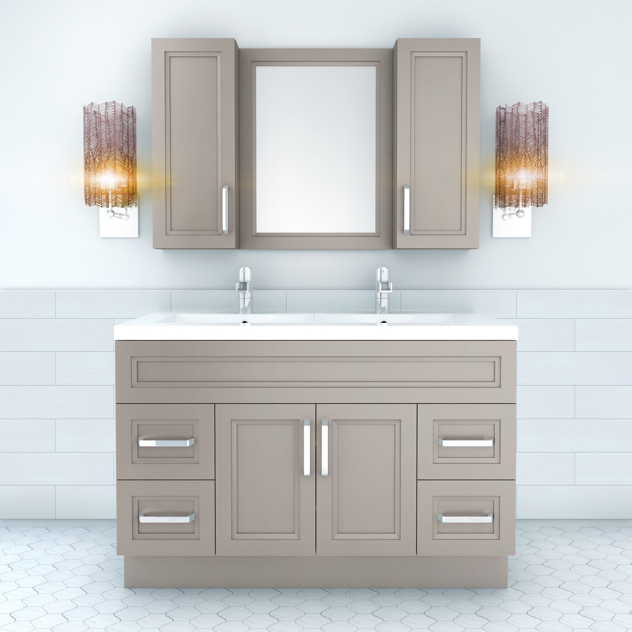 Cutler Kitchen Bath Classic Collection 48 Bathroom Vanity With