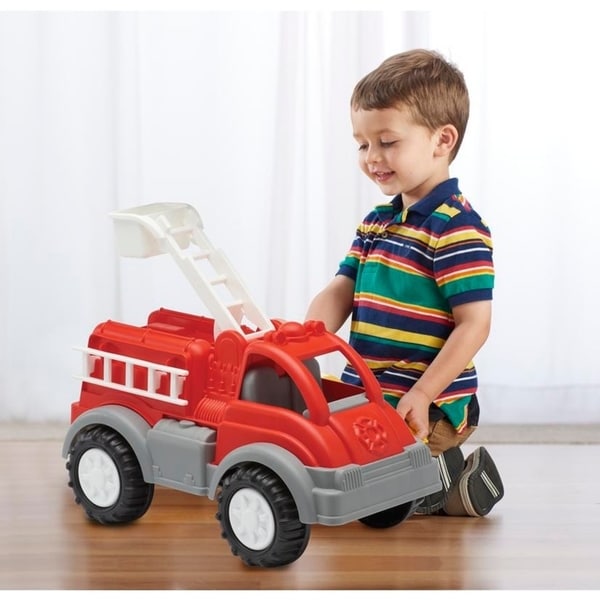 american plastic toys fire truck