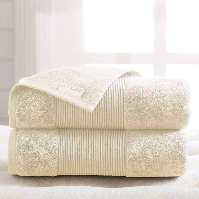 Modern Threads Air Cloud 2-Pack Oversized Bath Sheet Set
