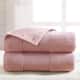 Modern Threads Air Cloud 2-Pack Oversized Bath Sheet Set - Pink