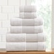 preview thumbnail 13 of 11, Modern Threads Air Cloud 6-Piece Bath Towel Set White