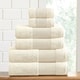 preview thumbnail 9 of 11, Modern Threads Air Cloud 6-Piece Bath Towel Set Ivory