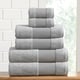 preview thumbnail 8 of 11, Modern Threads Air Cloud 6-Piece Bath Towel Set Grey