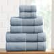 Modern Threads Air Cloud 6-Piece Bath Towel Set - Blue