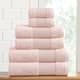 Modern Threads Air Cloud 6-Piece Bath Towel Set - blush
