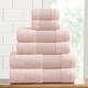 preview thumbnail 4 of 11, Modern Threads Air Cloud 6-Piece Bath Towel Set blush