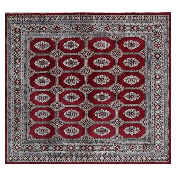 Handmade One Of A Kind Bokhara Wool Rug Stan 6 1 X Handmade One Of A Kind Bokhara Wool Rug