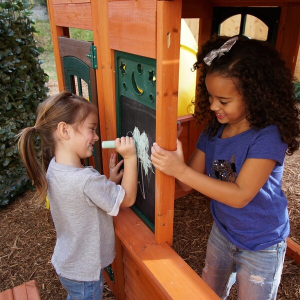 preston wooden swing set