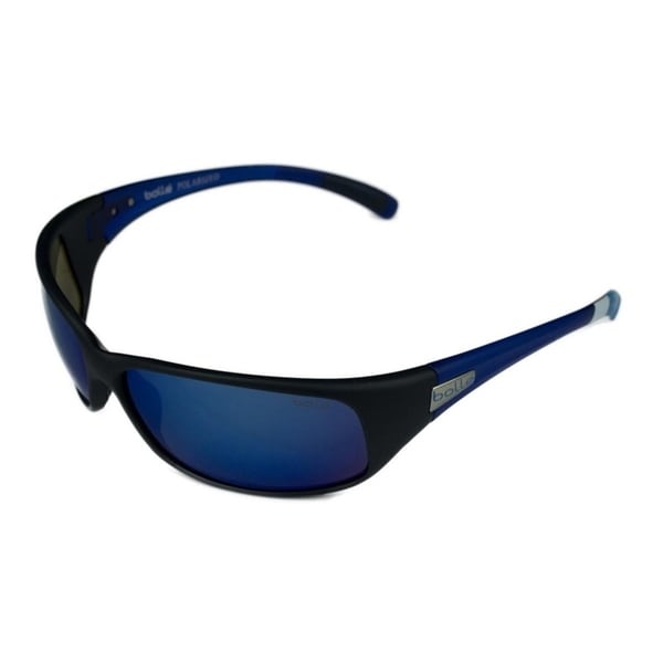 Shop Bolle Mens Sport Recoil Matte Black/Blue w/ Polarized ...