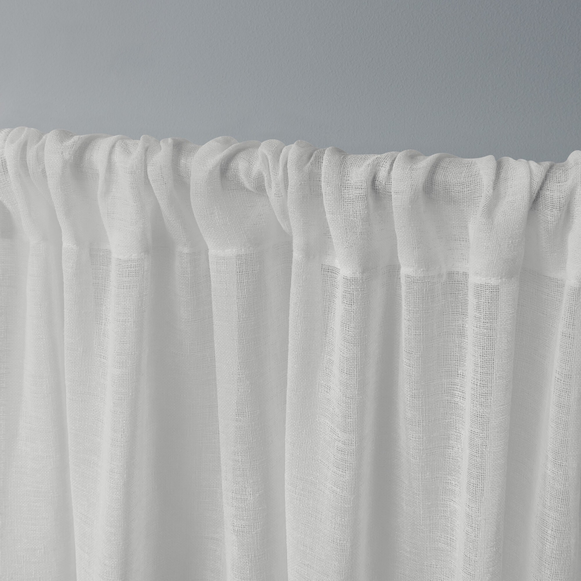 Shop Ati Home Belgian Sheer Window Curtain Panel Pair With Rod