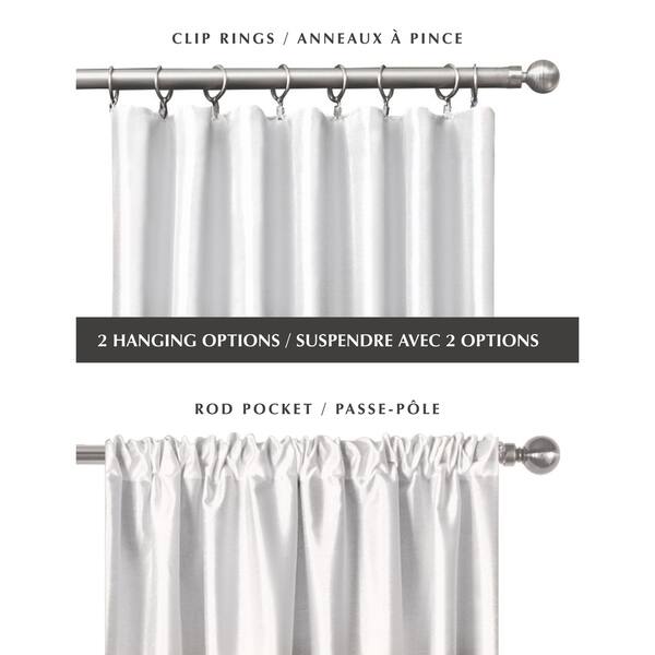 Shop Ati Home Bolero Curtain Panel Pair With Clip Rings And Rod