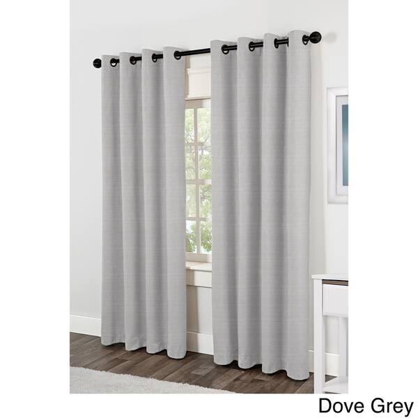 Shop Ati Home Matka Grommet Top 84 Inch Curtain Panel Pair Free