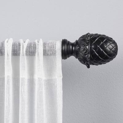 ATI Home Acorn 1" Curtain Rod and Finial Set
