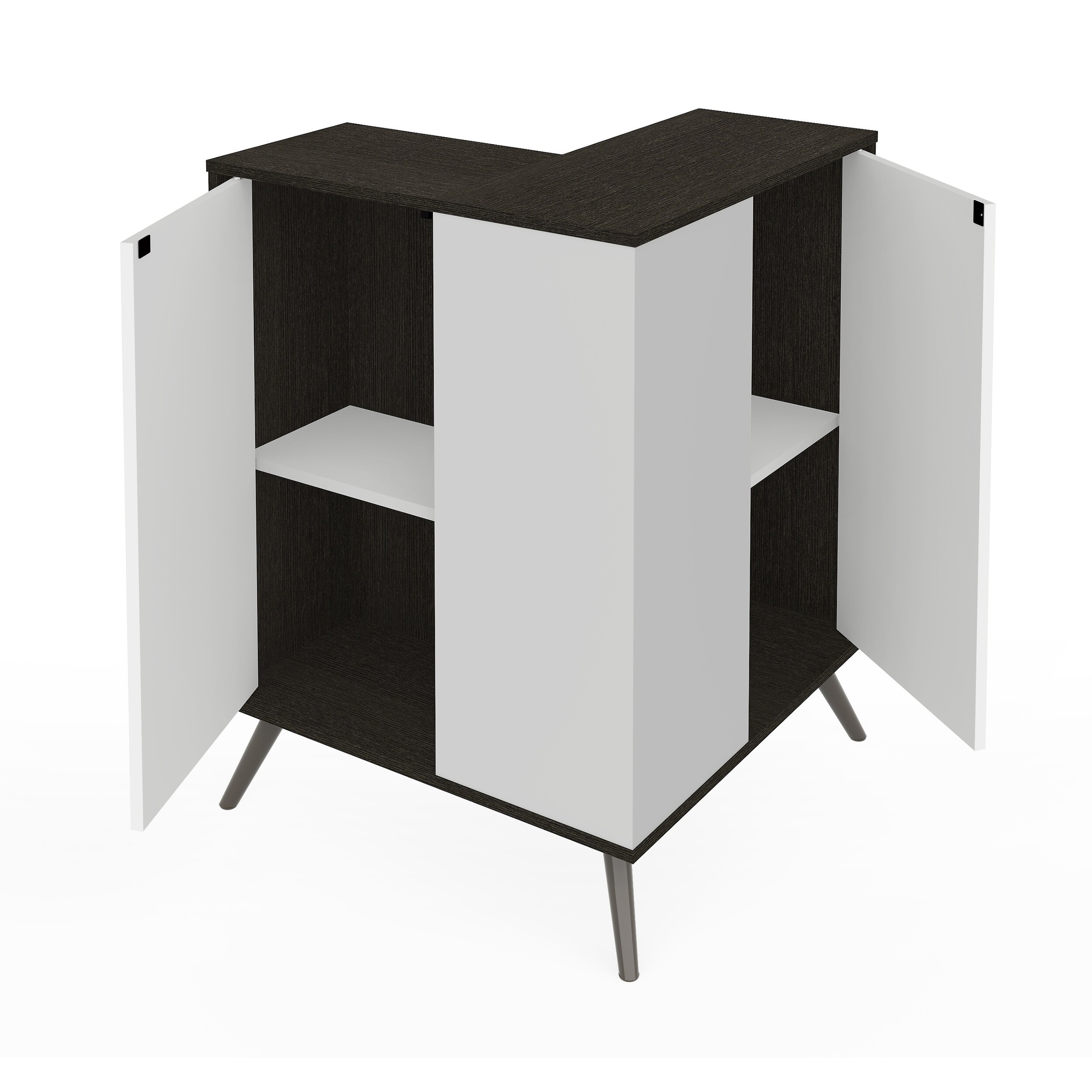 Bestar Small Space 10“ Narrow Shelving Unit — Wholesale Furniture Brokers