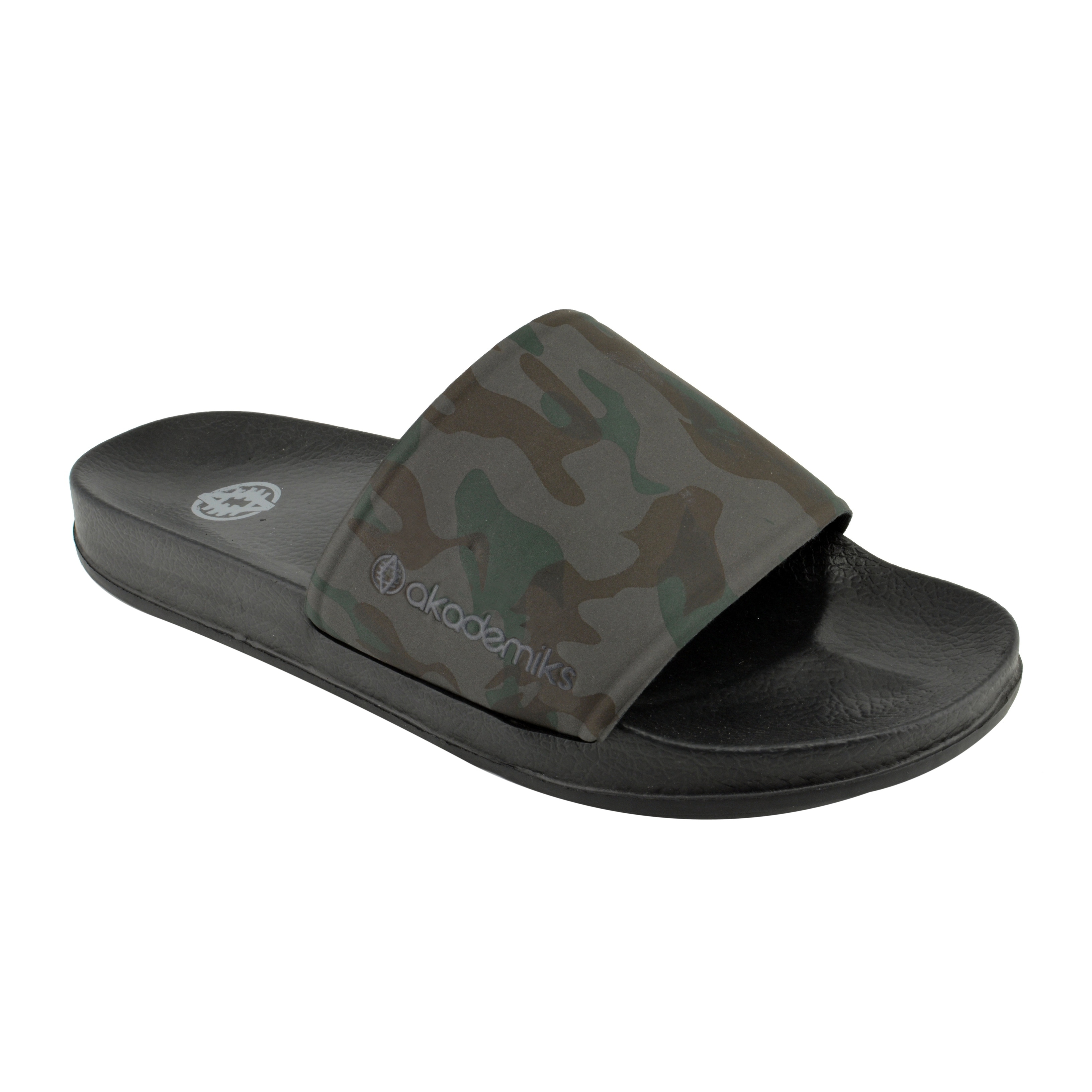 camouflage slide sandals