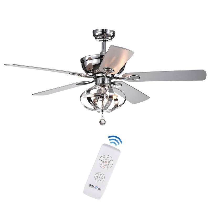 Tatiana 52-inch Lighted Ceiling Fan Royal Chandelier