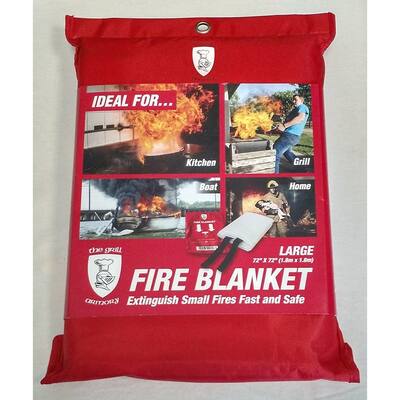 Fire Blanket - Extinguishes Fires in Seconds to Protect Your Home (large)