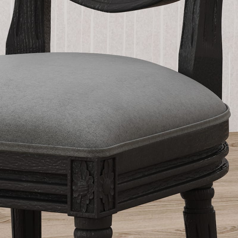 Hiro Traditional Fabric Dining Chairs by Christopher Knight Home