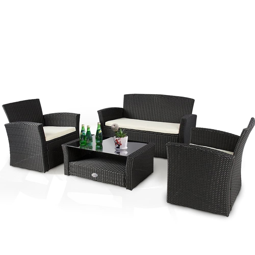 Shop 4 Piece Outdoor Patio Furniture Sets Wicker Outdoor Furniture