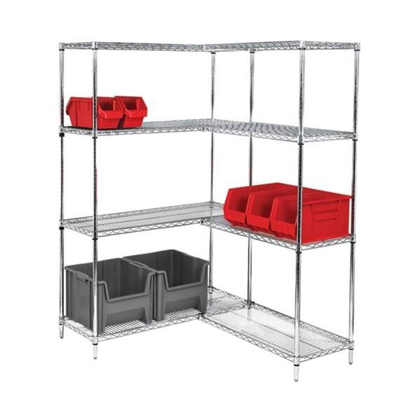 Shop Quantum Storage Systems Wire 4 Shelf Starter Unit 18 X 24 X