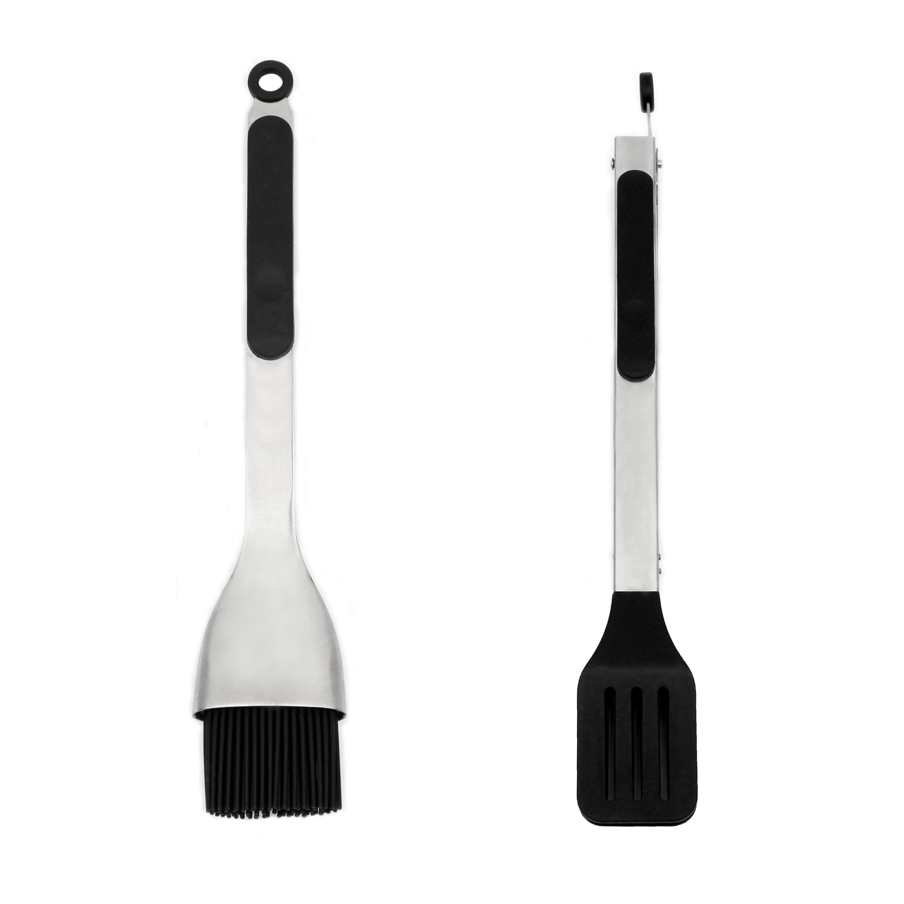 Dyna-Glo 2pc Stainless Steel Spatula and Tongs Set