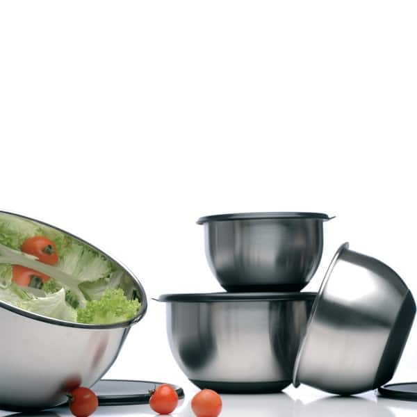 Wolfgang Puck 6-Piece Mixing Bowls Set (Stainless Steel